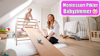 Babyzimmer im neuen Haus 😍 Montessori Hausbett! Pikler Kinderzimmer Einrichtung umräumen Mamiseelen