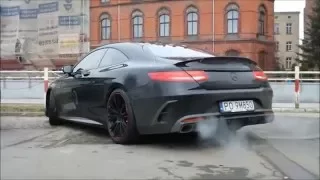 Brabus 850 6.0 Biturbo Coupe start up and acceleration in Wrocław