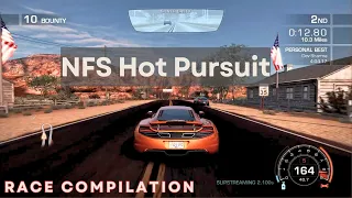 Need For Speed Hot Pursuit | Race Compilation | Racing Hypercars