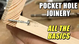 Pocket Hole Joinery Basics - jigs, screws, common mistakes