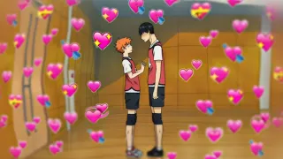 Kagehina having a big fat crush on each other but being too dumb to notice it (dub)