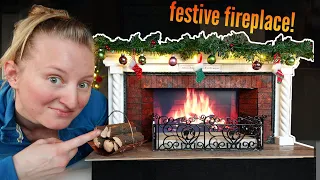 Victorian Inspired Miniature Fireplace from Garbage // From Junk to Jingle