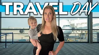 OUR FIRST INTERNATIONAL FLIGHT IN 3 YEARS (and with Baby!) #dailyvlog