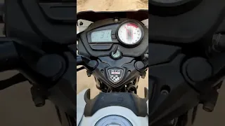 Rtr180 bs6 First gear Test... 😱😱 #tvs #rtr180 #bs6 #top #speed #topspeed