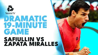 DRAMATIC 19-Minute Game Between Safiullin &  Zapata Miralles | Madrid 2023