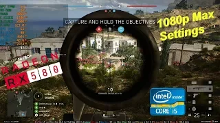 Battlefield V | RX 580 + i5-3570 | 1080p Max Possible Settings | Can It Run???