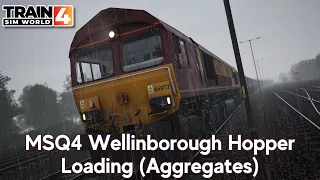 MSQ4 Wellinborough Hopper Loading (Aggregates) - Midland Main Line - Class 66 - Train Sim World 4