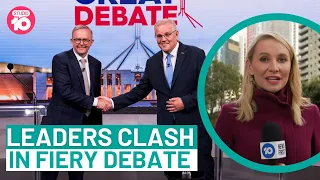 Leaders Clash In Fiery Debate | Studio 10