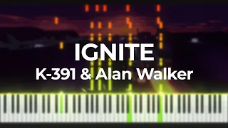 K-391 & Alan Walker - Ignite Piano Cover [SHEET+MIDI]