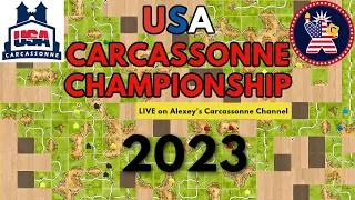 USA Carcassonne Championship Finals 2023 LIVE