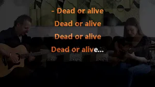 Wanted Dead or Alive | Karaoke Fingerstyle Guitar w/ Sergio & Gabriella Quevedo