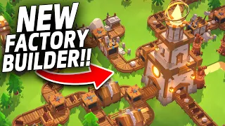 NEW Base Builder & Automation Game!! - Tower Factory - Factory Builder TD