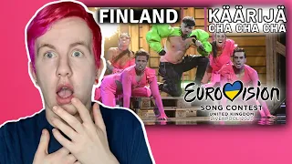 KÄÄRIJÄ - CHA CHA CHA *FINLAND* (LIVE EUROVISION 2023) // REACTION