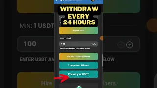 $800 WITHDRAWAL from The FASTEST USDT MINER 2023 #usdtmining #cryptomining #bnbminer #bitcoinmining