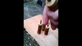 Testing birch bark matchboxes