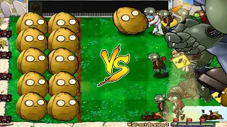 Giant Wall-Nut Bowling vs All Zombies PvZ Dr. Zomboss Mod