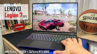 Ігровий ноутбук Lenovo Legion 7 2022 з RTX 3080 і Ryzen 7 5800H - підходить під будь-які ігри. Огляд