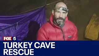 Turkey cave rescue of NY explorer