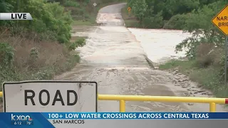 Flash flood warning in Hays County