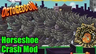 HORSESHOE LAUNCHER CAUSES CRASH MOD! | Octogeddon Modded | This one makes the whole game crash!