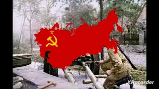 Red Army Choir - The Artilleryman Song (USSR Flagmap Added)