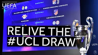 Relive the UEFA Champions League quarter-final, semi-final and final draws!