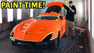 Rebuilding A Wrecked 2014 Dodge Viper TA "TIME ATTACK" PART 15