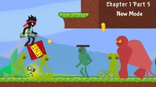 Old Mode Stickman vs Zombies Chapter 1 Part 5 level 66-75