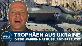 PUTINS KRIEG: Trophäen-Schau in Moskau! Russland zeigt erbeutete Waffen aus der Ukraine