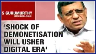 Shock Of Demonetization Will Usher Digital Era, Says Gurumurthy- RSS Ideologue