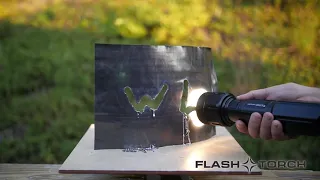 FlashTorch 250W | World's most powerful flashlight melting lead