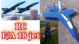 First Time Maiden Flight of RC FA 18 Jet Sinhala / RC CRAFT MAN