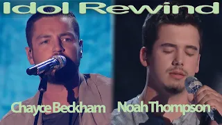 Noah Thompson and Chayce Beckham with Disney Bambi John Mayer songs  American Idol Rewind