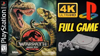 Warpath: Jurassic Park | PS1 | 4K60ᶠᵖˢ UHD🔴| Longplay Walkthrough Playthrough Full Movie Game