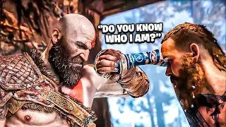 How KRATOS showed BALDUR that he's The God Of VIOLATION