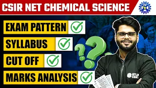 CSIR NET Chemical Science | Exam Pattern | Syllabus | Cutoff | Marks
