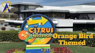 Orange Bird in The Citrus Blossom for Epcot Flower & Garden Festival 2024