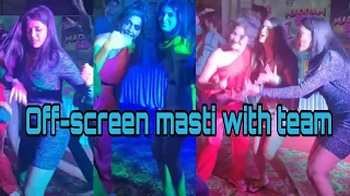 Yukti Kapoor, Gulki Joshi and Bhavika Sharma off-screen party || Maddam Sir