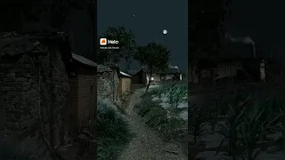 suasana di kampung bila malam jaman dulu,sangat indah