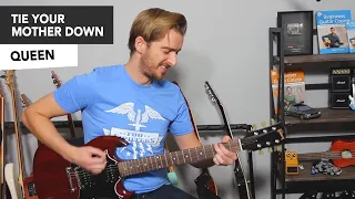 Queen - Tie Your Mother Down Guitar Lesson Tutorial