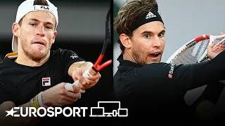 Diego Schwartzman vs Dominic Thiem  | Roland Garros 2020 | Quarter-Final Highlights | Eurosport