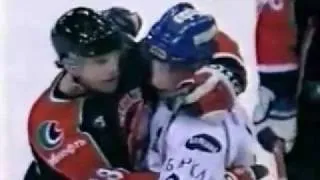 Хоккей драка Овечкин А - Твердовский О (Brawl Ovechkin Alex vs Tverdovsky Oleg) Fights
