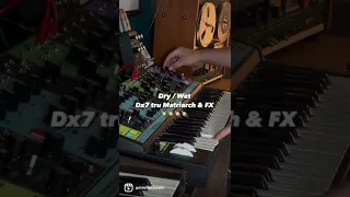Running tru yamaha dx7 bass patch on Moog Matriarch and additional fx’s 🪐🪐🪐