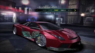 Need for Speed Carbon: Fully Costumizable Lamborghini Murcielago LP640