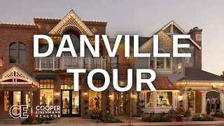 DANVILLE CA city tour | Drive through Danville CA