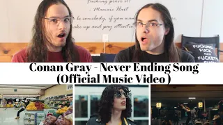 Conan Gray - Never Ending Song (Official Music Video)I Our Reaction! // TWIN WORLD