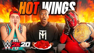 WWE 2K20 But The Losers Have To Eat The Hottest Wings!