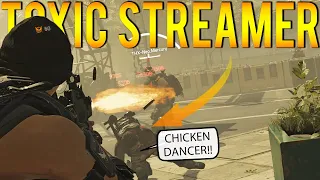 Toxic Streamer on the Floor & Bans Chat! (The Division 2)