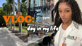 VLOG ☆ | DAY IN MY LIFE: interning at umiami medical school, gym + more