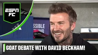 David Beckham EXCLUSIVE! Lionel Messi admiration, GOAT debate & Kylian Mbappe's future  | ESPN FC